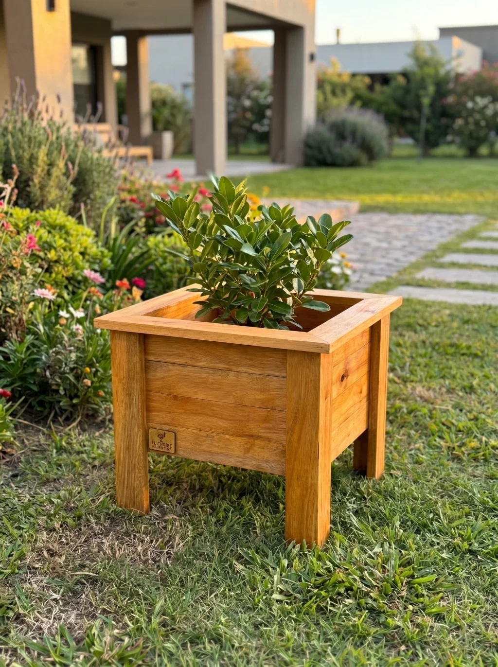 Macetero BOX de Eucalipto - Imagen 2
