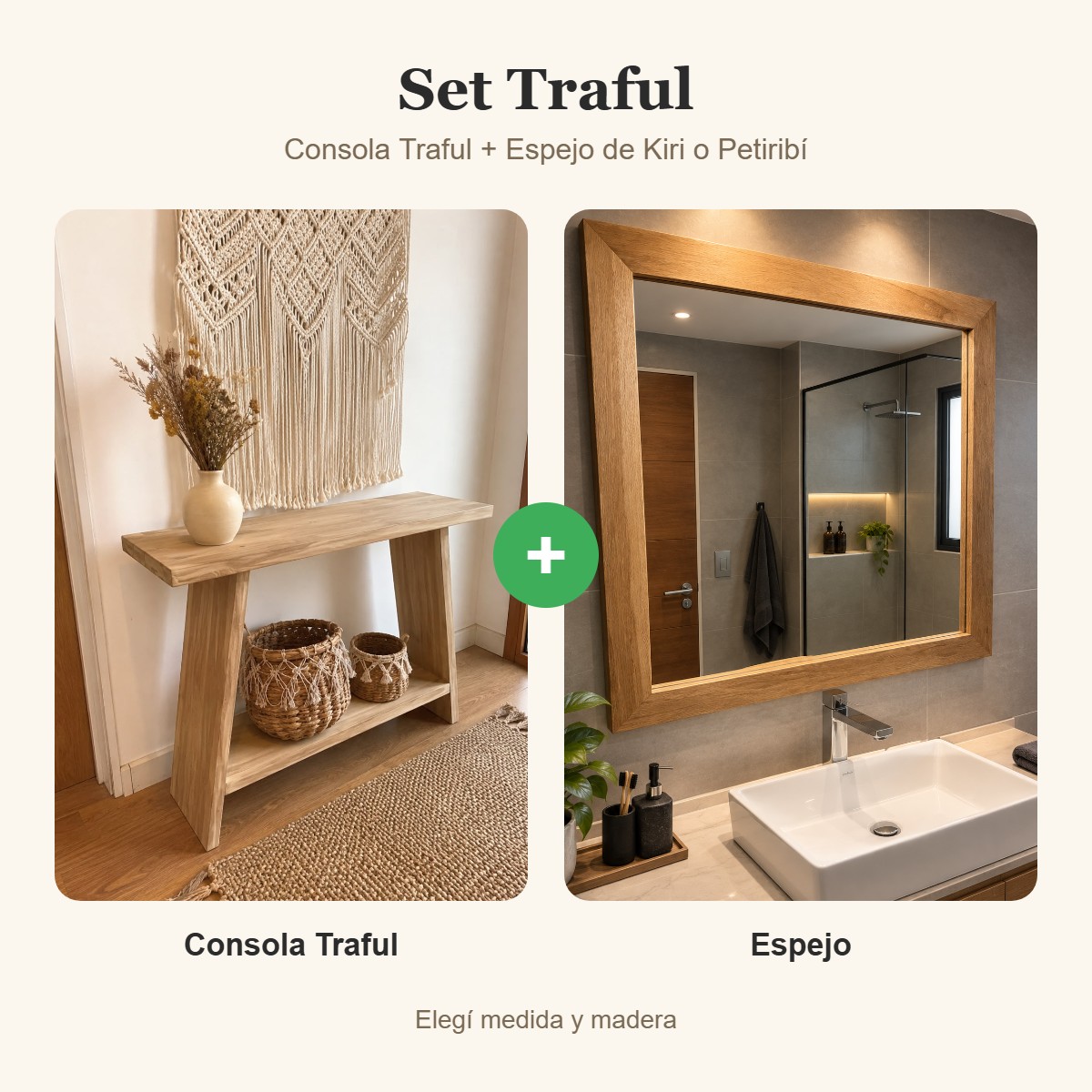 Set Traful: Consola Traful + Espejo de Kiri o Petiribí – El Choike